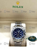 DAYTONA silver , dark blue dial , oyster bracelet