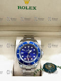 SEA-DWELLER silver , blue dial , oyster bracelet