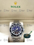 SEA-DWELLER silver , blue-black dial , oyster bracelet