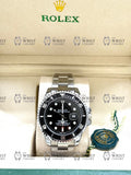 SUBMARINER silver , black dial , oyster bracelet