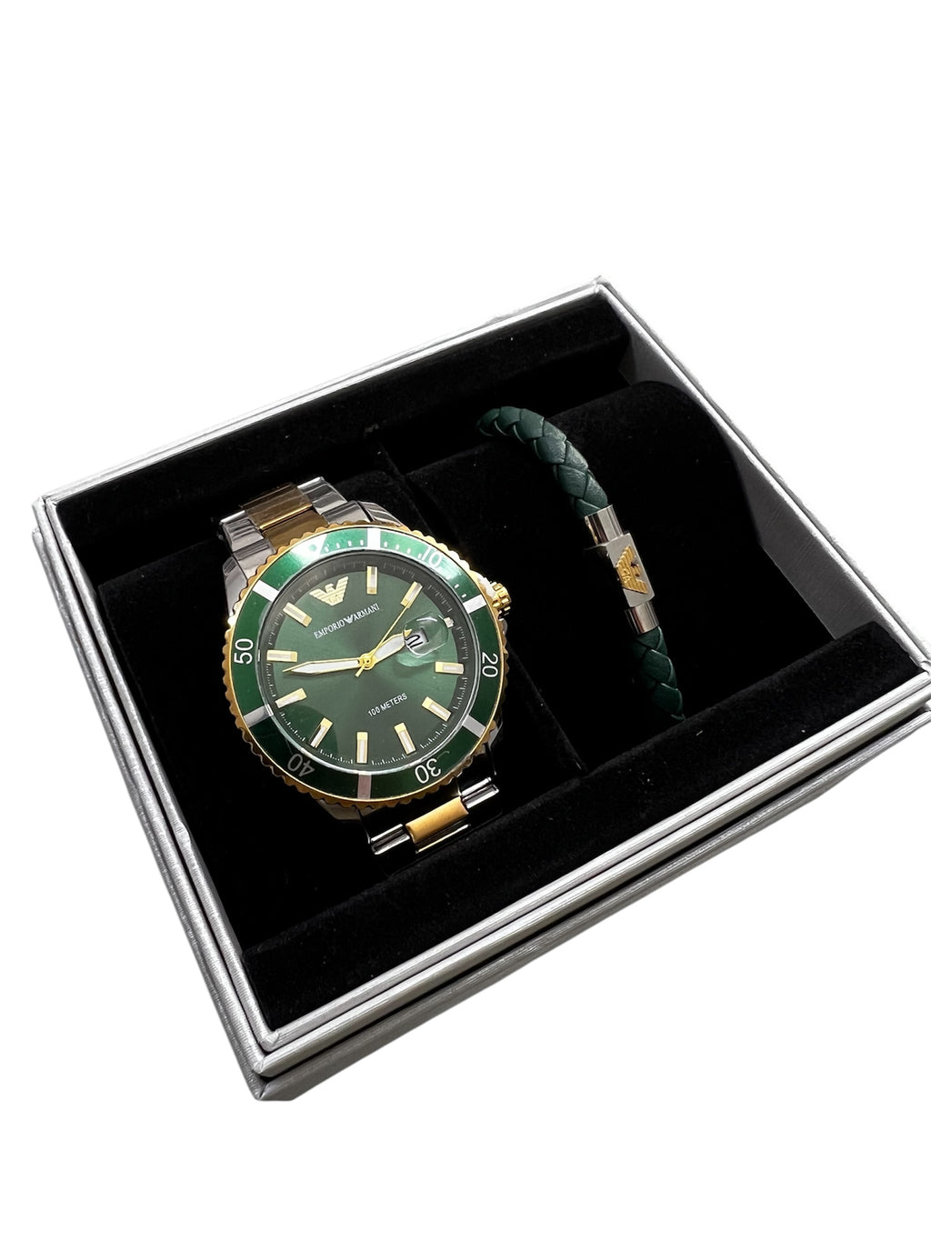 Automatic Watch and Bracelet Set