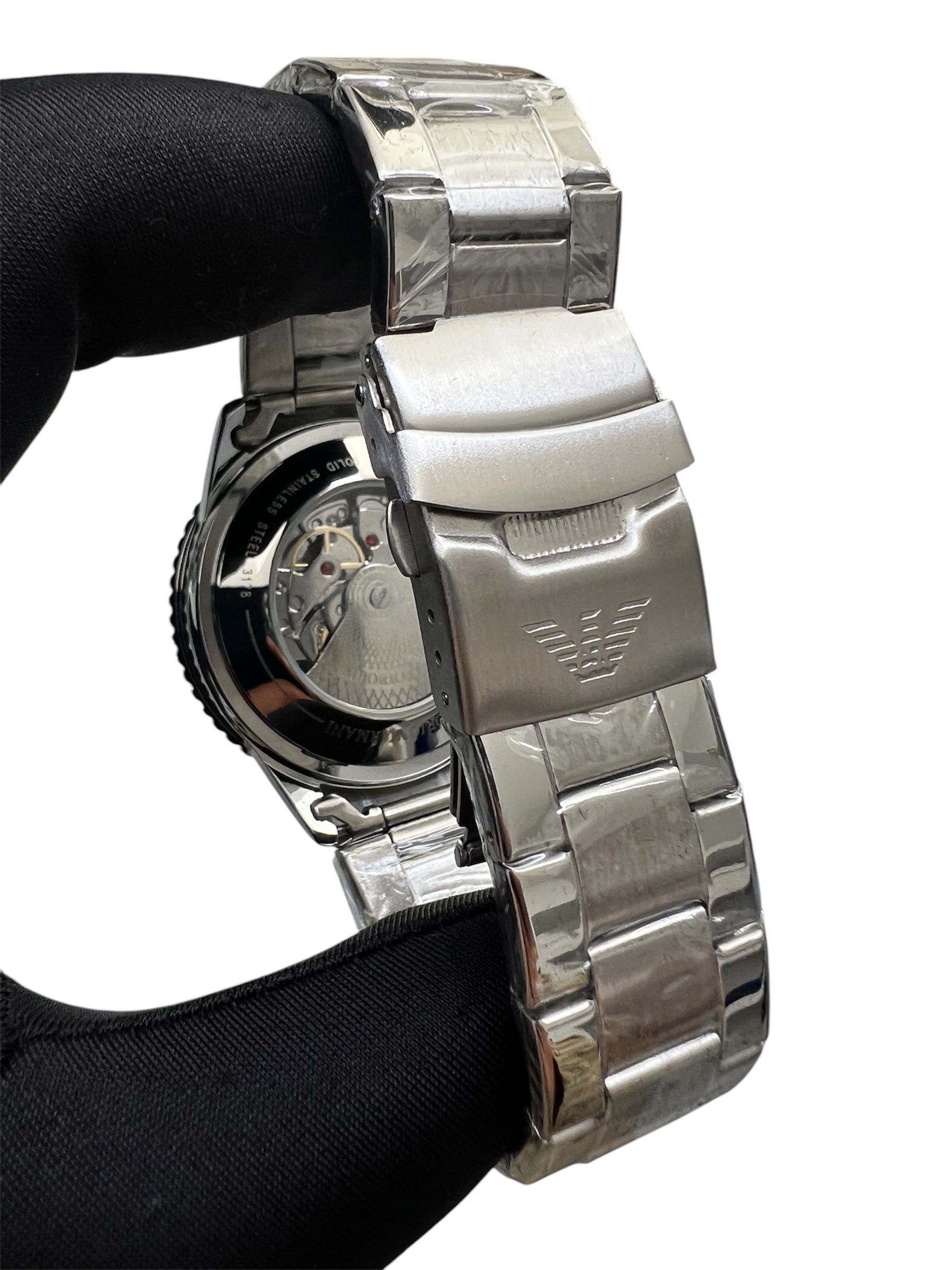 Automatic Watch and Bracelet Set