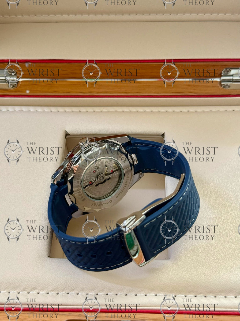 Omega Seamaster Aqua Terra Worldtimer 43mm Blue Strap